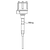 binmaster LG Lagged probe fitting galvanized connector stainless steel coupling
