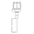 7" unshielded, Teflon-coated bendable probe