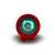 Bright, built-in LED status indicator changes from GREEN to RED based on status.
