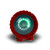 The VRX series features a bright, built-in LED status indicator that changes from GREEN to RED based on condition.