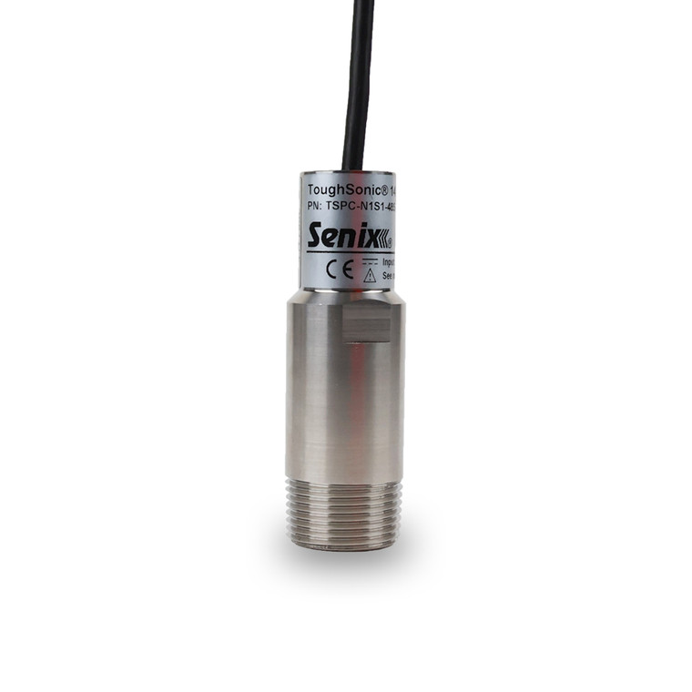 Senix Ultrasonic Sensor ToughSonic® 100, 1" NPT, 14' Range 1