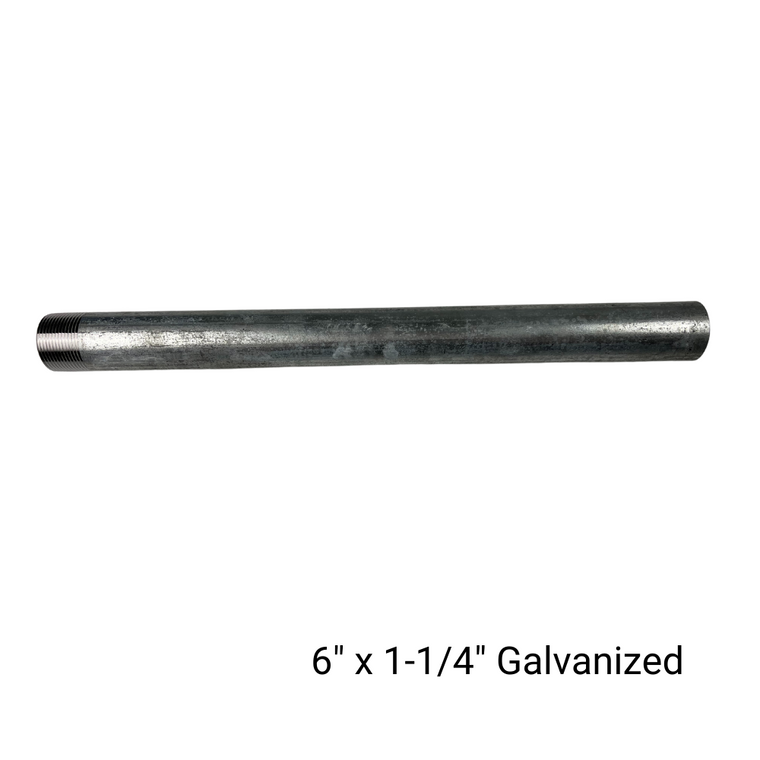binmaster 6 inch x 1.25 inch Diameter Galvanized shaft guard