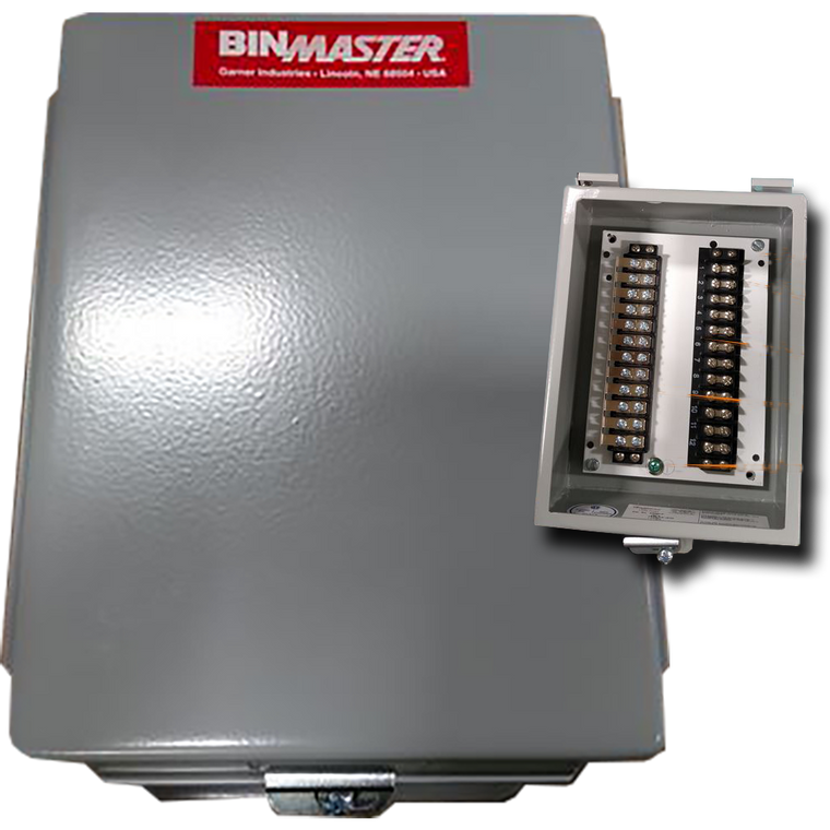 BinMaster Junction Box with 4, 8, 12 or 16, 20, 24 stations