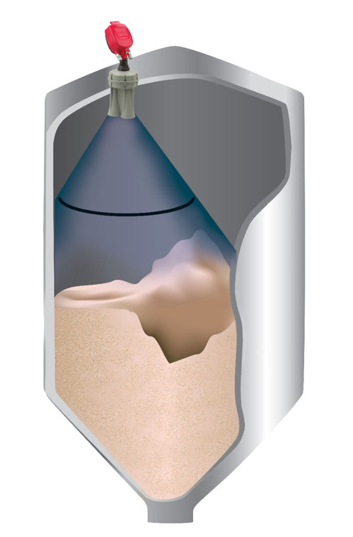 binmaster 3DLevelScanner-MV sensor in silo 