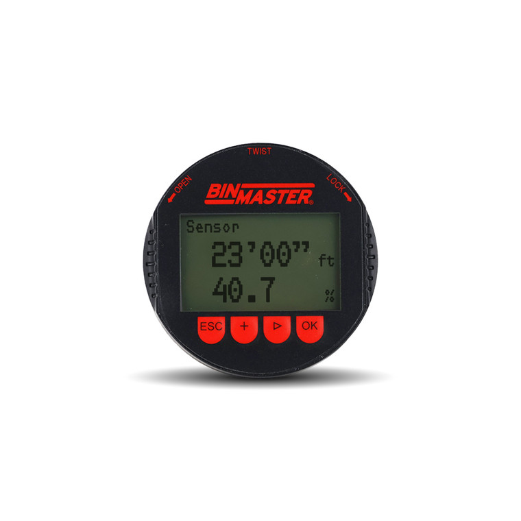 BinDisc interface for sensor setup and configuration