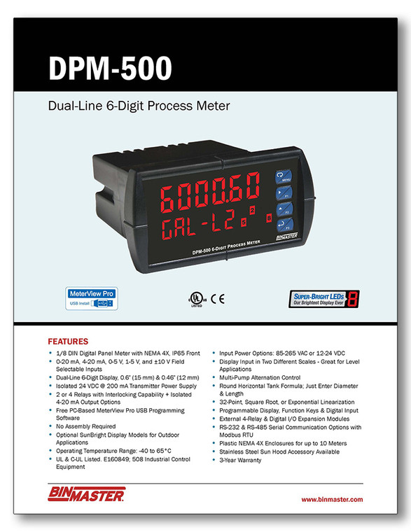 DPM-500 Display Brochure