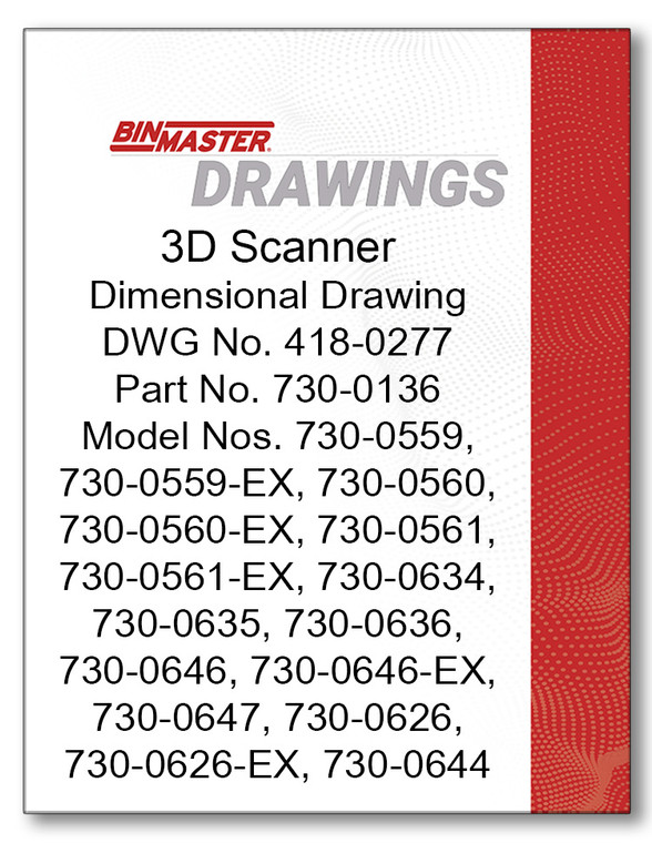 3D Scanner Dimensional Drawing