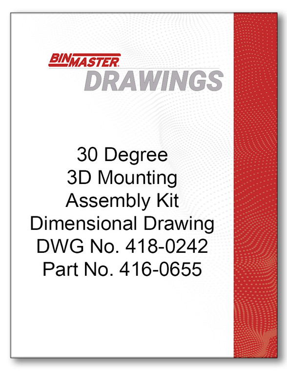 30 Degree 3D Mounting Assembly Kit-Includes Plate
