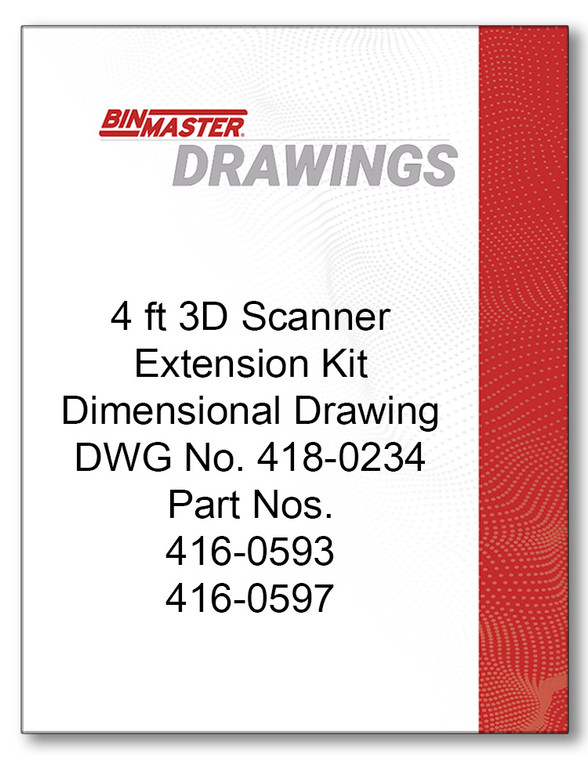 4 ft 3D Scanner Extension Kit Dimensional Drawing