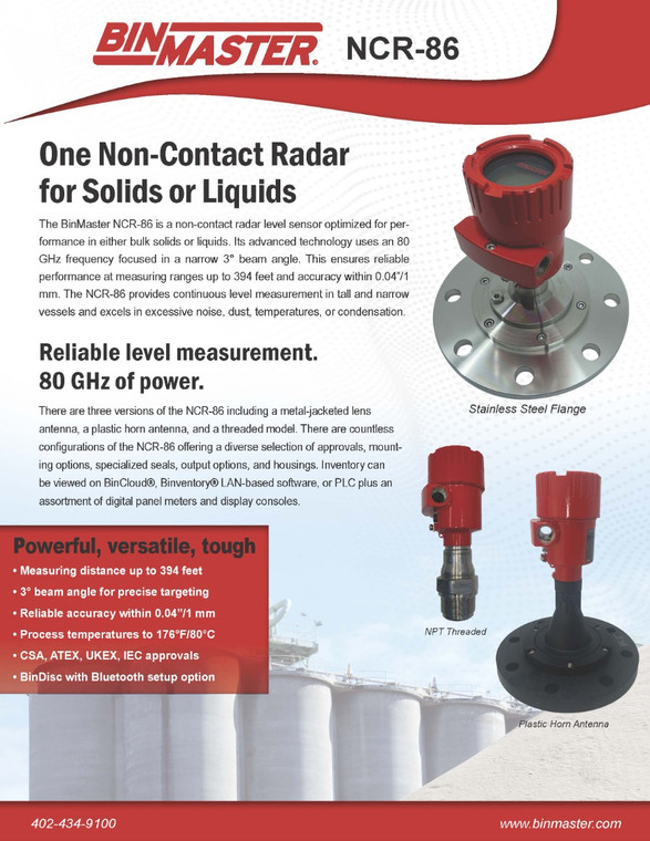 NCR-86 Full Line Brochure