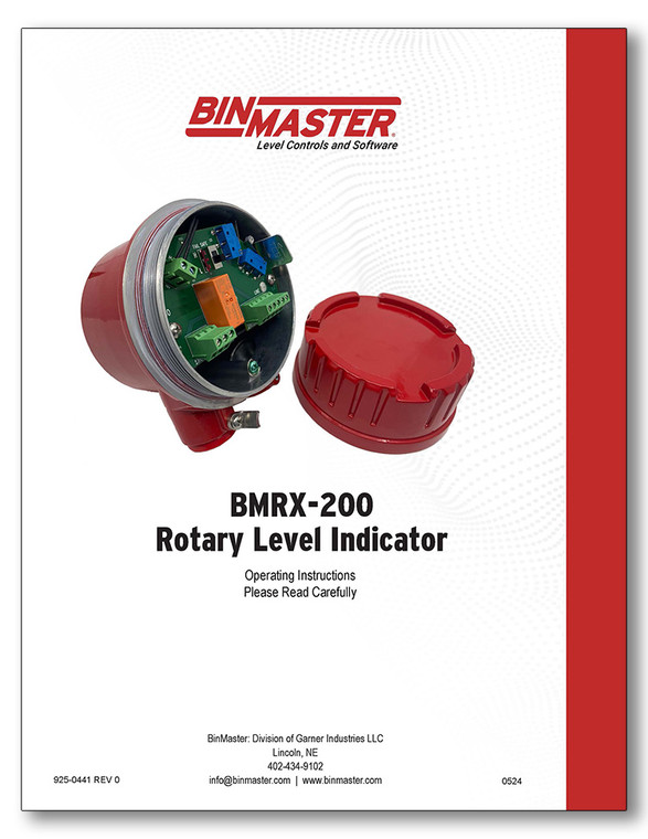 BMRX-200 VAC CSA Hazloc Class II Manual Rev. 0