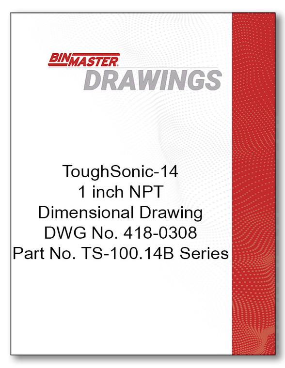 TS-100.14 1 in. NPT Dimensional Drawing