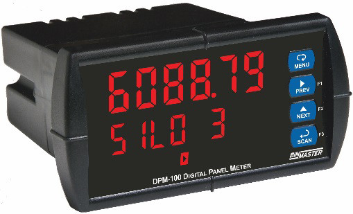 binmaster DPM-100 Modbus RTU Digital Panel Meter Display only no outputs
