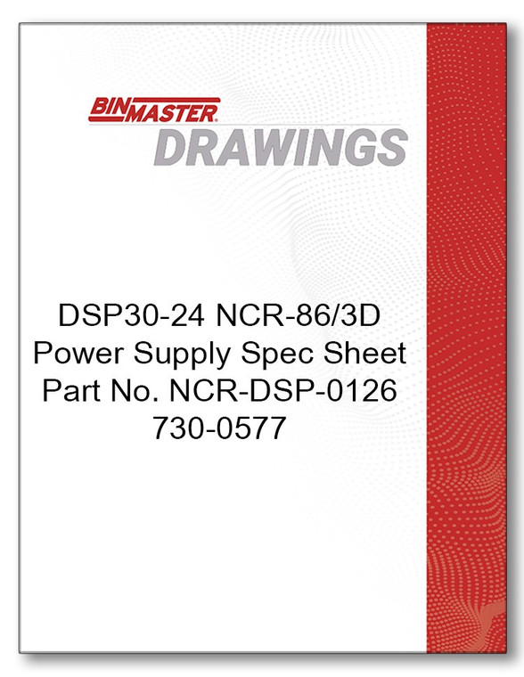 DSP30-24 NCR-86/3D Power Supply Spec Sheet