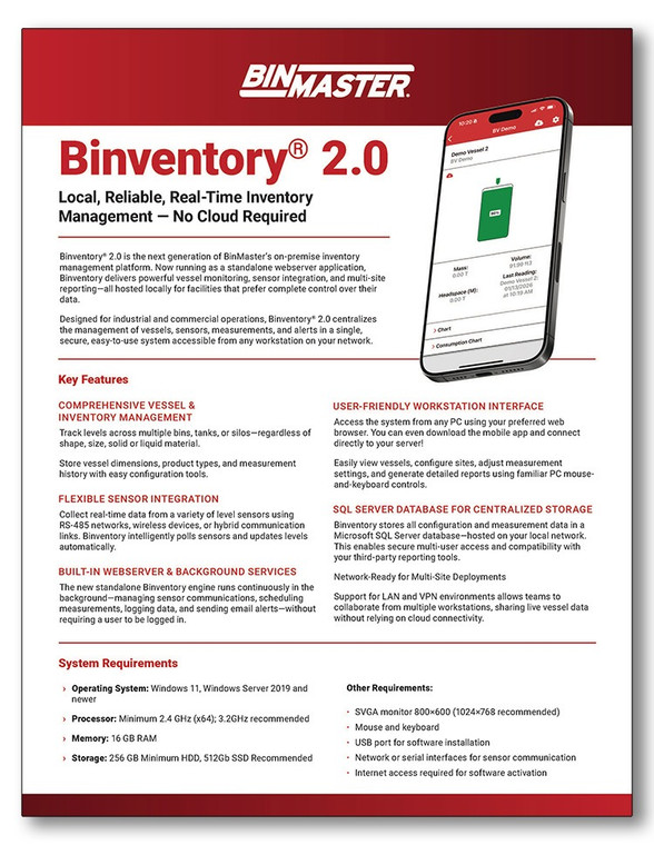 Binventory 2.0 Brochure