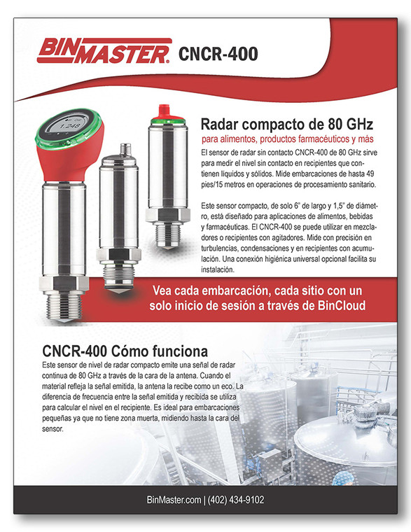 CNCR-400 Brochure Spanish