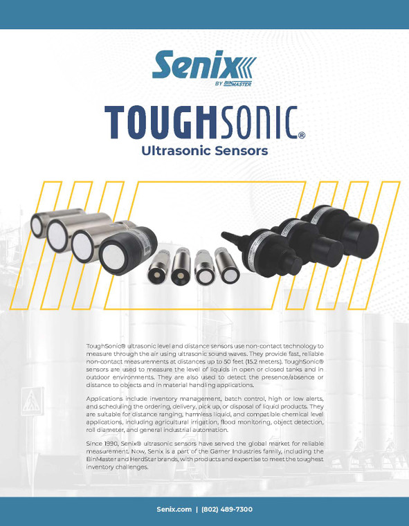 Senix ToughSonic Brochure