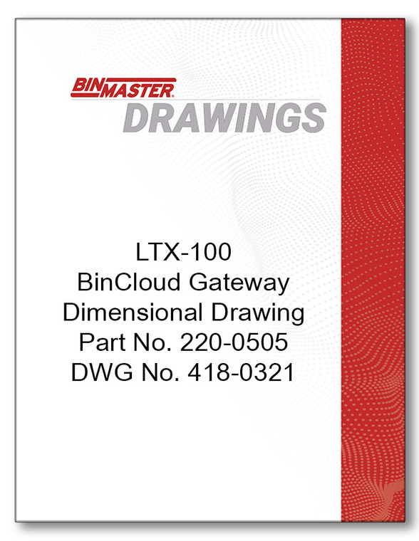 LTX-100 Enclosure Dimensional Drawing
