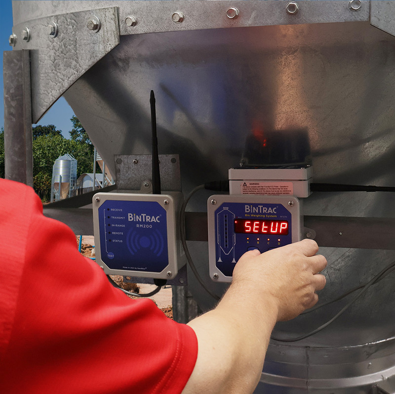 BinTrac users see real-time inventory data on the BinTrac indicator or can view bin levels remotely via BinCloud remote monitoring software