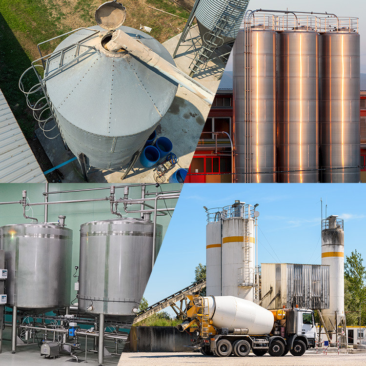 BinCloud software has many applications with industry-tailored platforms: agriculture, cement, animal feed, livestock waste pits, and plastics