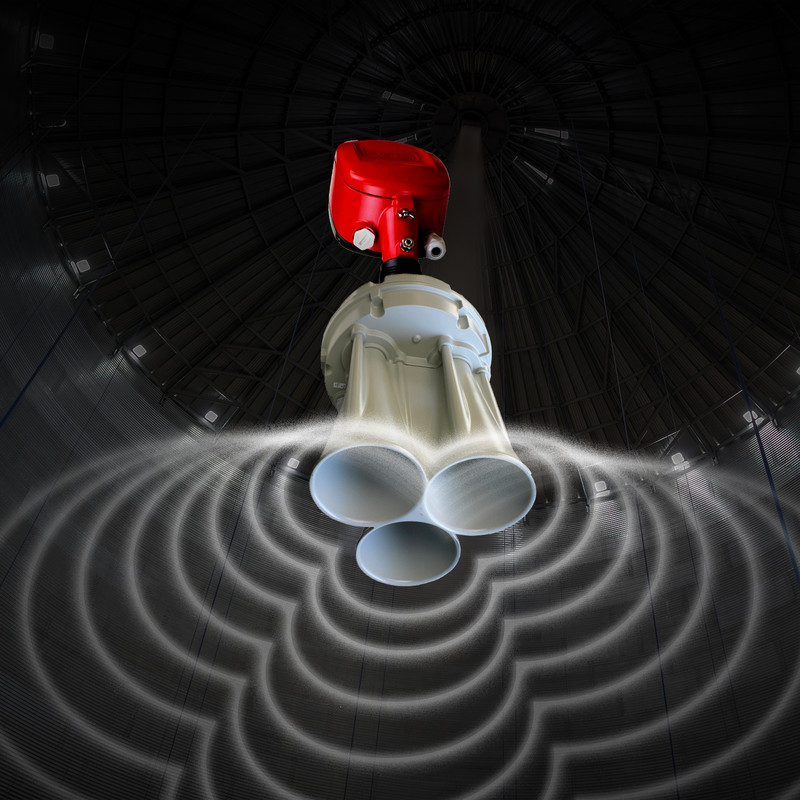 The 3D Level Scanner from BinMaster uses acoustic technology to provide a detailed image of the bulk material surface topography