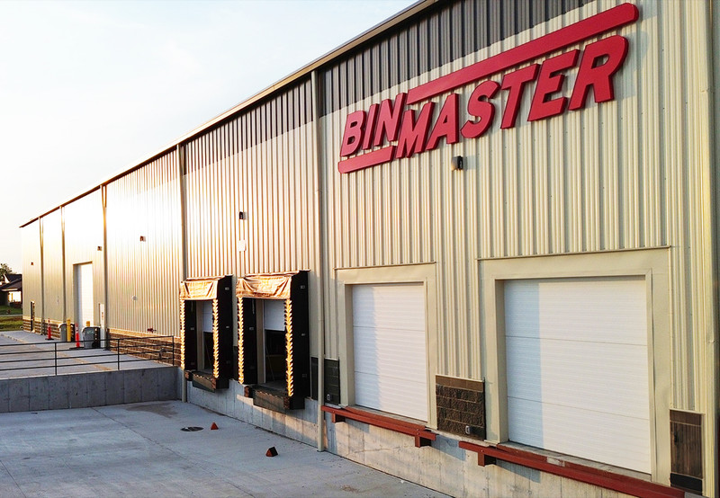 BinMaster's manufacturing warehouse today, still located in the heart of the United States in Lincoln, Nebraska