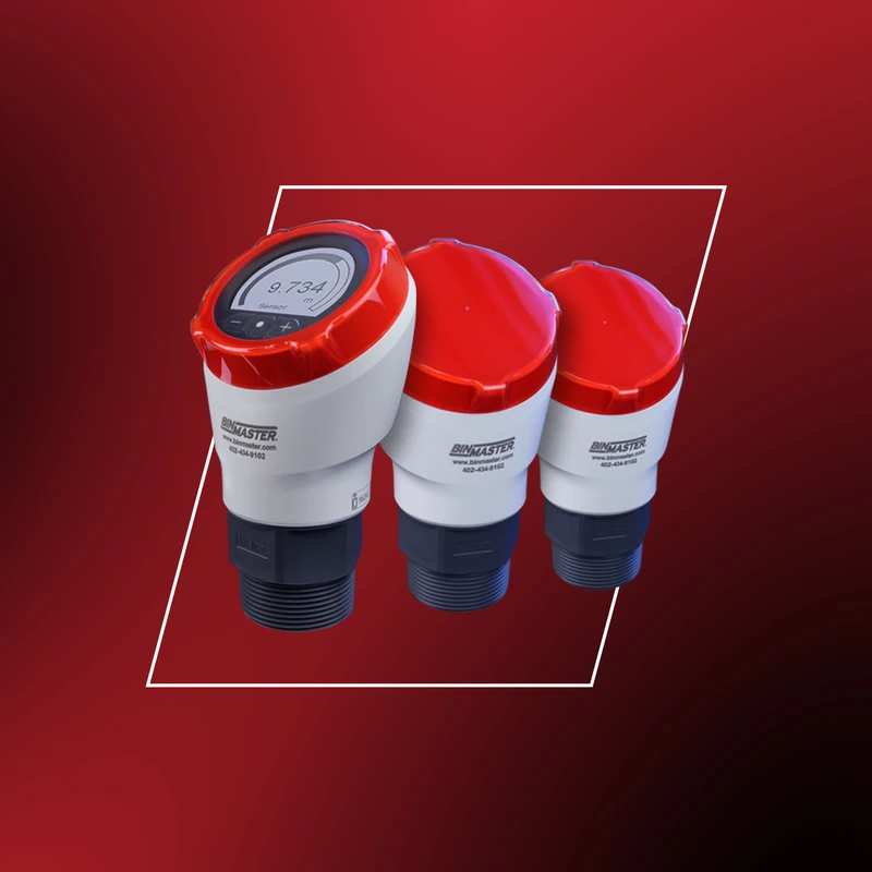 CNCR-200 compact radar level sensors can be ordered with or without an integrated LED display for convenient visibility