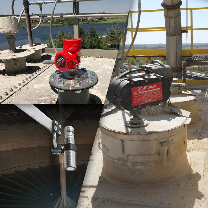 Users choosing between the SmartBob, non-contact radar sensor, or ultrasonic sensor must consider their vessel size and bulk material being measured