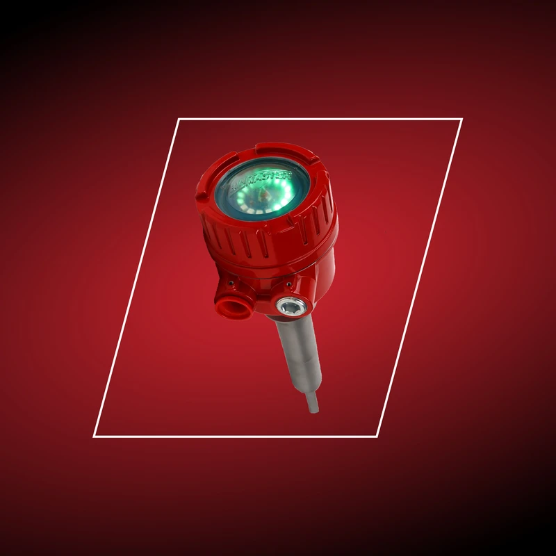 The VRX31 vibrating rod level sensor is designed for sanitary processing environments where clean-in-place sensors are required