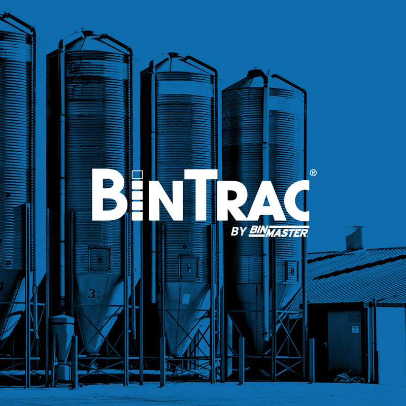 BinTrac load cell systems logo, home to bin weighing technologies for agriculture and industrial applications