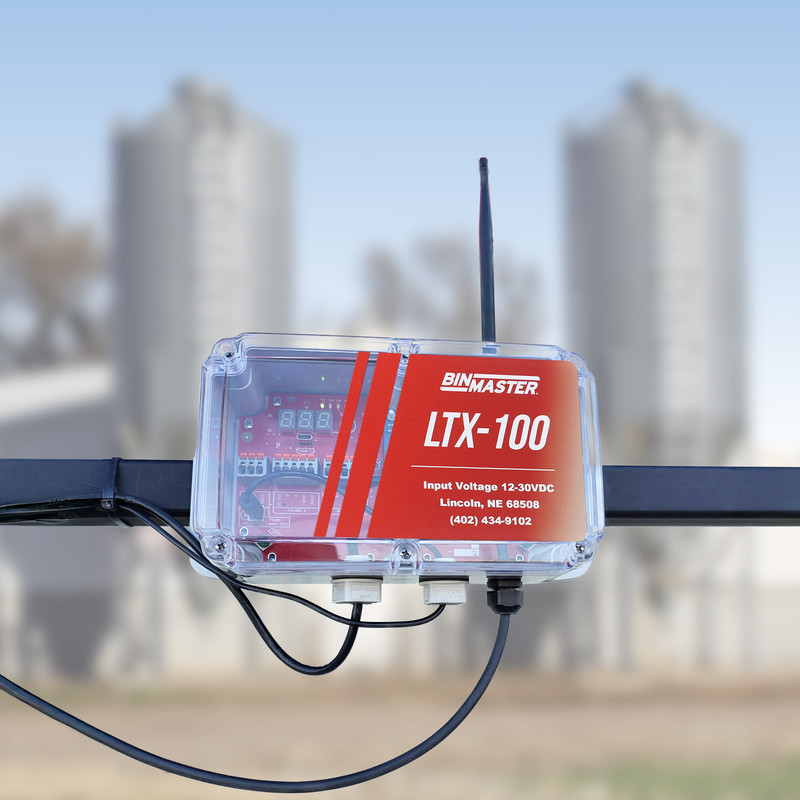 The LTX-100 network gateway is a core component of BinTrac's remote inventory solutions by providing seamless data communications to the cloud