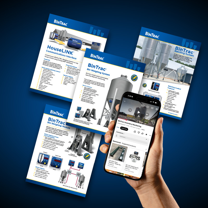 Access a wide variety of product documentation, videos, and informational resources for bin weighing and automated heat controls at BinTrac.com