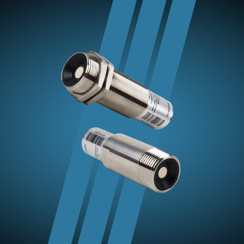 ToughSonic-100.03 ultrasonic sensors are offered in 1 inch NPT threads and 30mm mounting