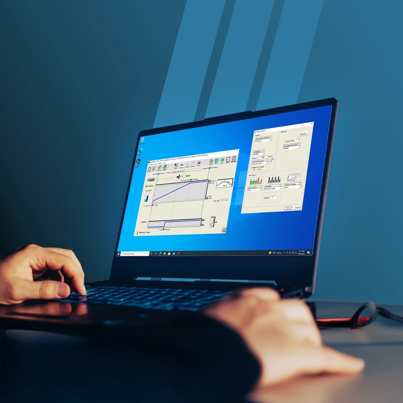 SensorView software, available on a Windows PC, minimizes the impact of potential ultrasonic echo interference