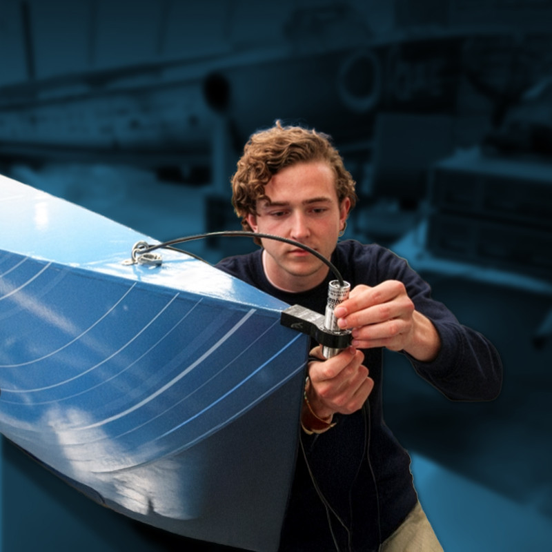 ToughSonics being used during the development of TU Delft's flying hydrogen hydrofoiling boat—the first of its kind
