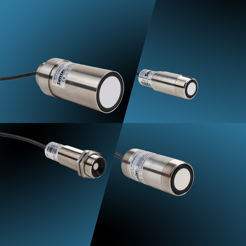 ToughSonic ultrasonic sensor selection relies on distance range requirements and serial or analog data needs