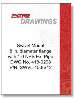 SWVL-15.8S12 Swivel Mount Dimensional Drawing Thumbnail