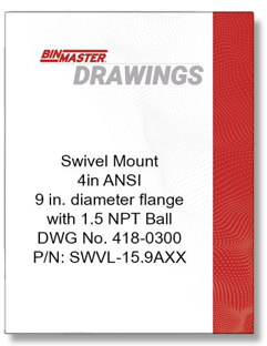 SWVL-15.9AXX Swivel Mount Dimensional Drawing Thumbnail