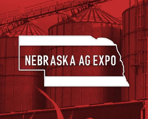 Nebraska Ag Expo 2026 logo, Nebraska's leading trade show for agriculture solutions