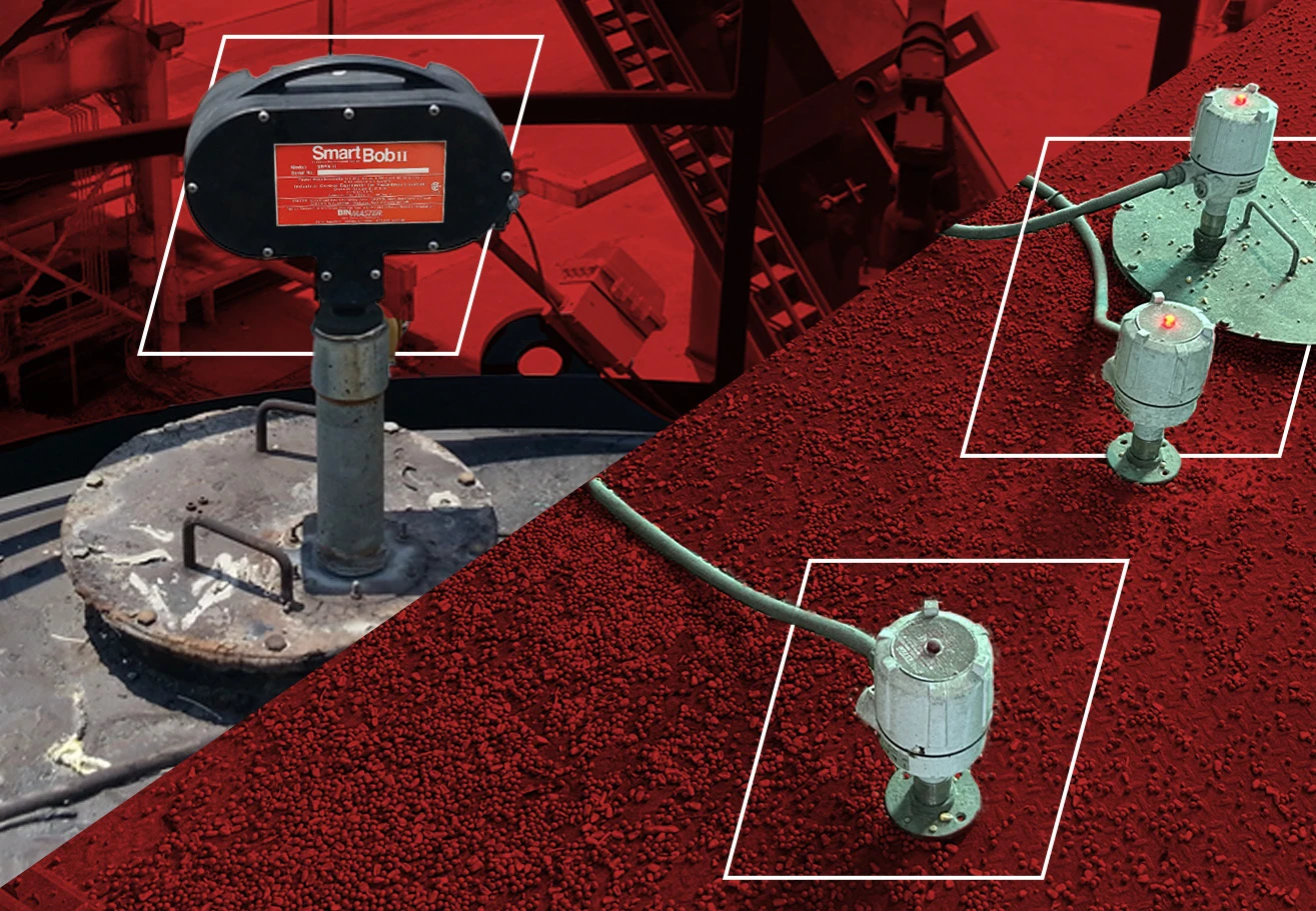 BinMaster introduced its first-generation SmartBob console, first PROCAP capacitance probes, and initial vibrating rod sensors in the 1980s and 1990s