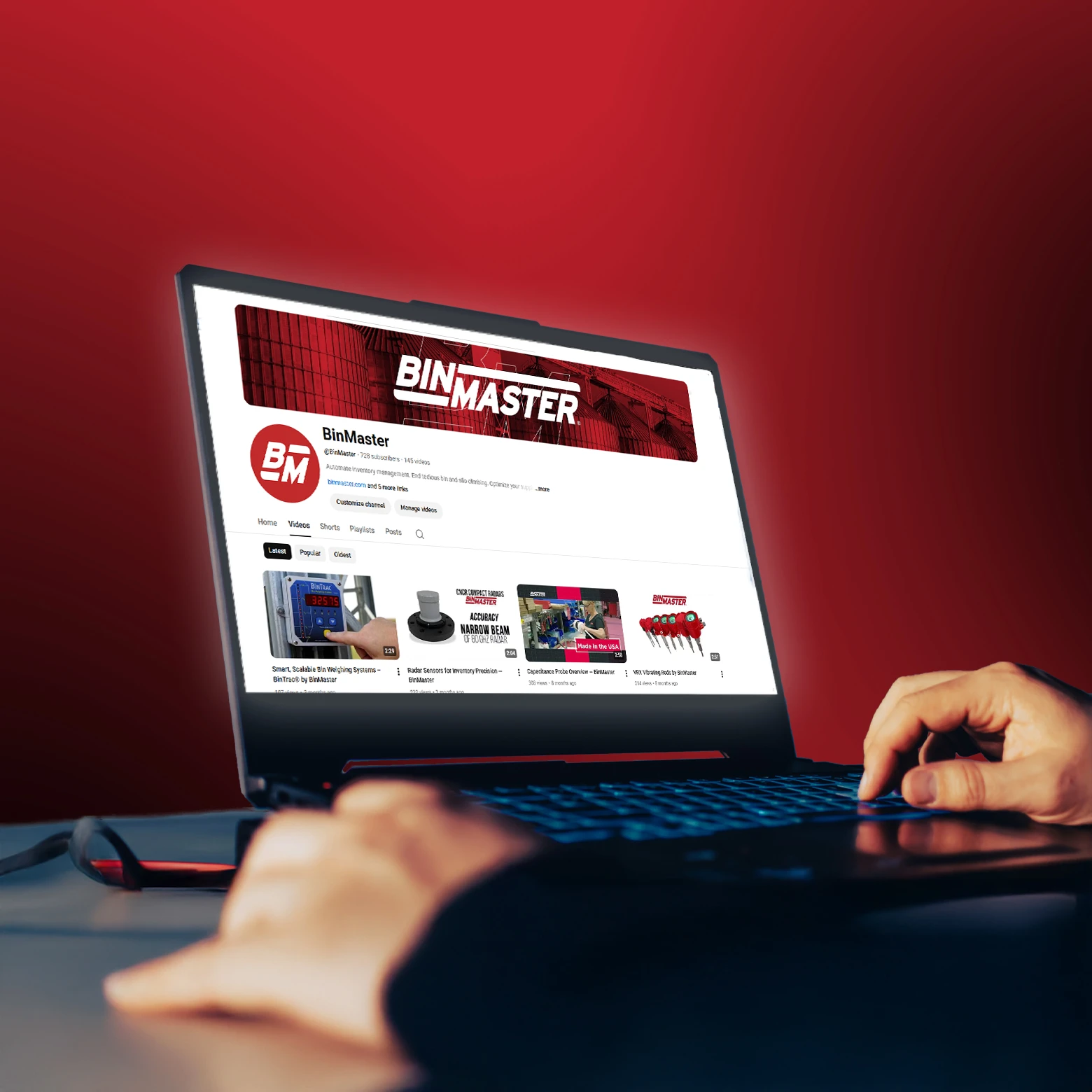 View videos from BinMaster on our website or our YouTube channel. Sort nearly 100 videos and filter by sensor type or inventory software 