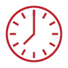 Real-time inventory data; clock icon