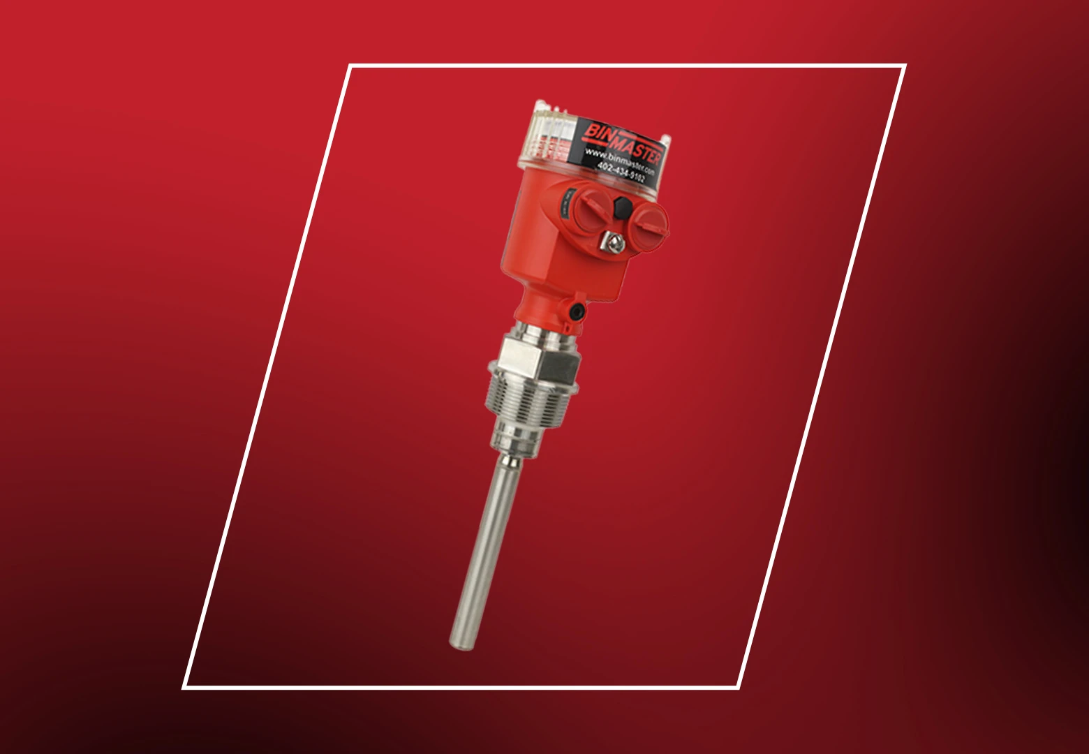 VR-90 vibrating rod level sensor for level detection in coarse bulk solid materials