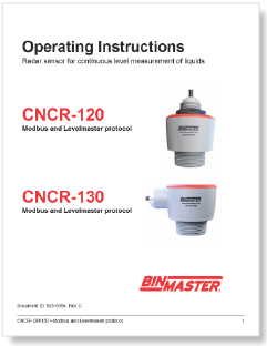 CNCR-110, -120, -130 Modbus Manual Thumbnail