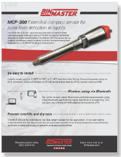 Extended Mini Capacitance Probe for Solids & Liquids (MCP-300) Brochure Thumbnail