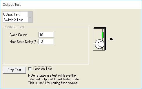 "Verifying System Response" Window