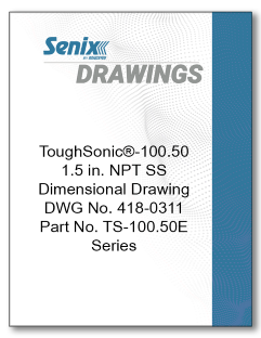 TS-100.50 – 1.5" NPT Stainless Steel Specifications Drawing Thumbnail