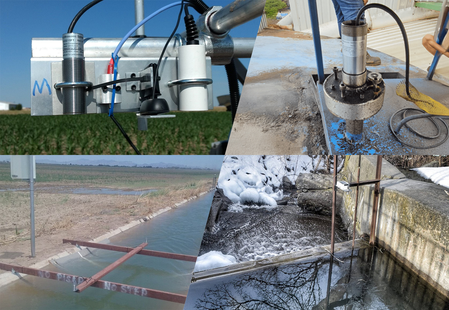 Ultrasonic sensor applications: environmental, tank level, and at a river gate
