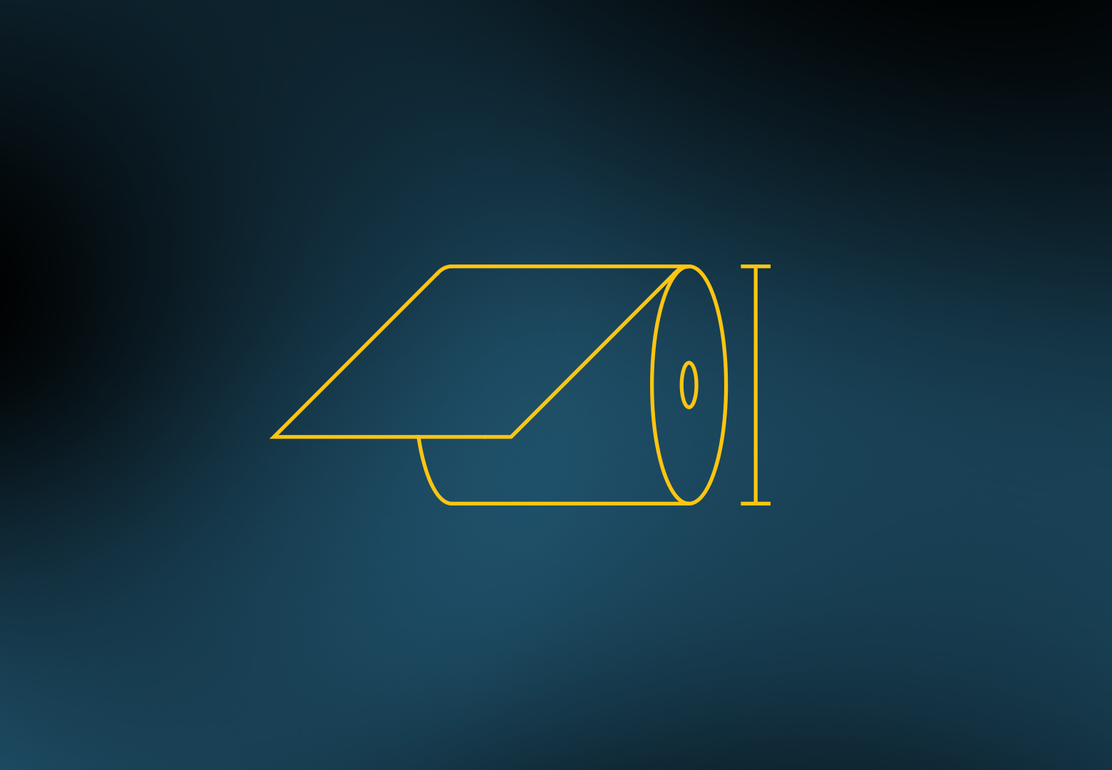 Roll diameter icon: Ultrasonic sensors ensure the diameter of rolls during printing processes remain within a safe window