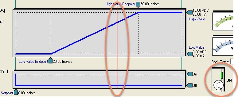 "Loss of Target" event response on SenixVIEW Software